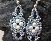 Ice Queen Beaded Earrings