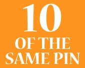 10 Of The Same Lapel Pin