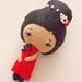 Felt Doll - Small Doll - Girls Toy - Chinese Girl Doll