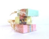 3 pack SOAP Gift Set: natural handmade soap, soap gift set, beauty gift set