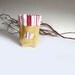 Kitchen storage basket - gift - pink to violet stripes - home decor - for her
