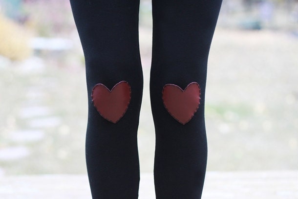 My Leather Heart Leggings // size small