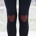 My Leather Heart Leggings // size small
