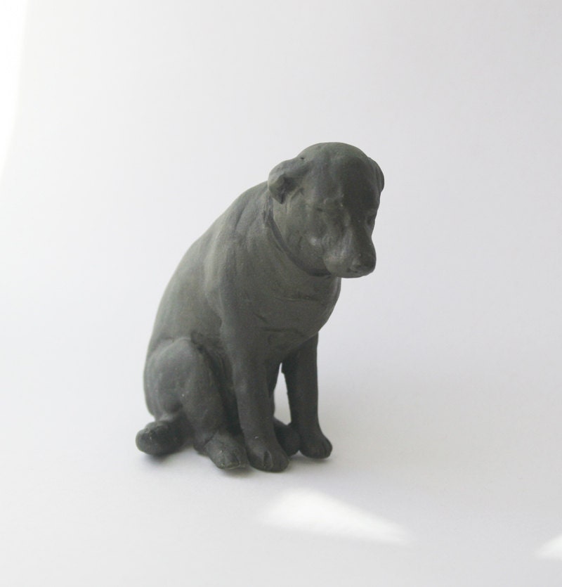 Lab Lovers' Black Labrador Retriever Porcelain Miniature