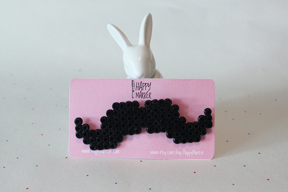 Mustache Brooch