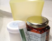 Spa In a Box. Organically Raised, All Natural Bee Products Gift Set - Minty Fresh Gift Set or Choose Your Own Flavors