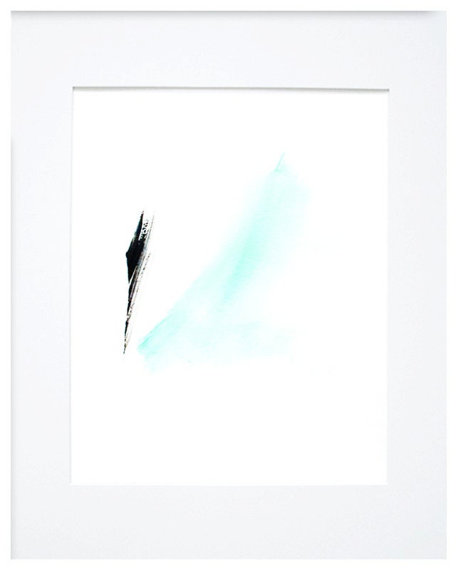 Flight Abstract Painting Print 8.5 x 11