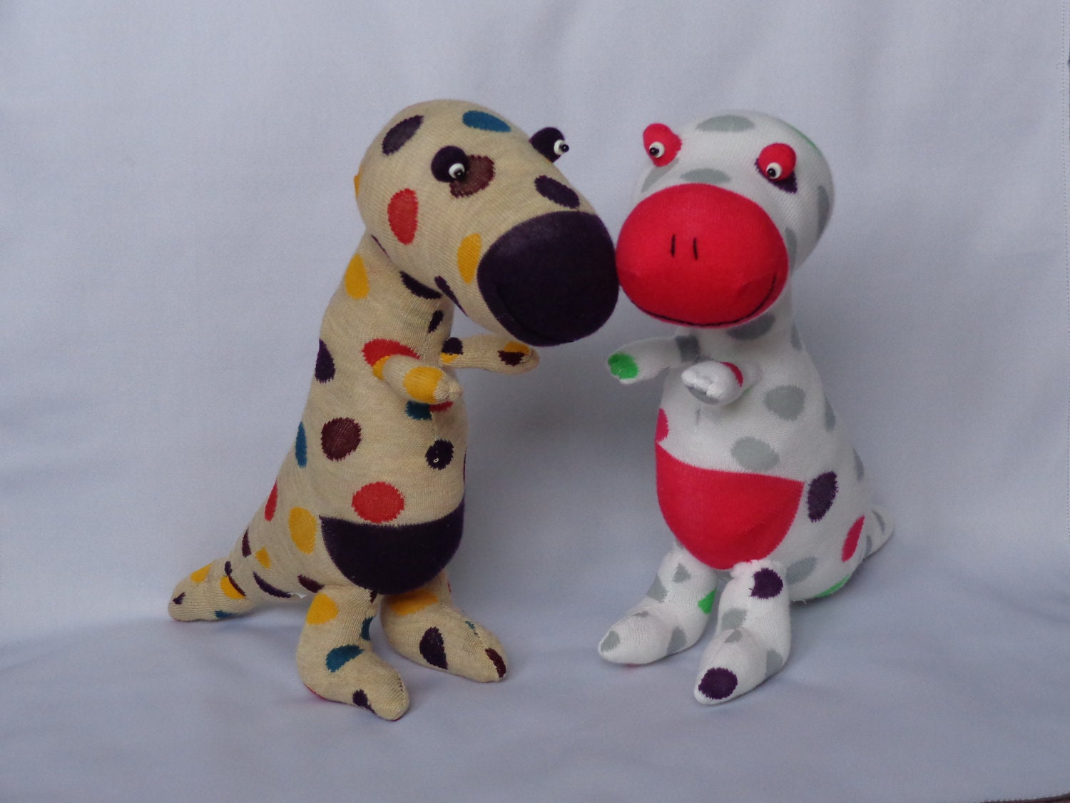 Dinosaur Plush Toy, Sock Monkey, Dinosaur Stuffed Animal, Dinosaur Stuffed Doll