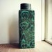 Danish Aluminia Green Square Vase by Nils Thorsson