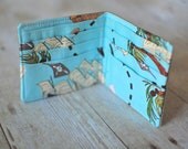 Riley Blake Pirates Bi-fold Wallet - Blue- The 'Brett' Wallet