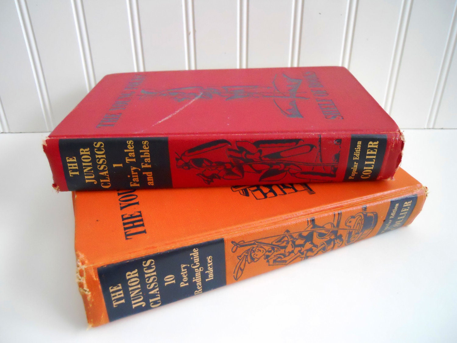 Vintage Children's Books.The Young Folks ' Shelf of Books