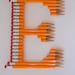 Personalized Teacher Gift: Framed Monogram in crayon or pencil
