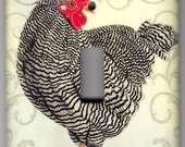 Le Poulet French Country Chicken Switchplate Cover - Single Regular size (755)