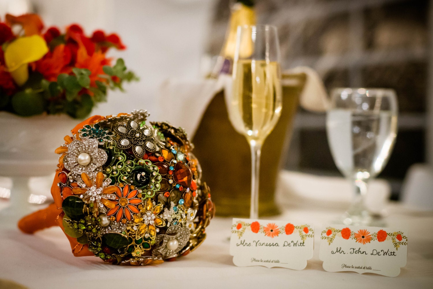 Custom Brooch Bouquets