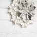 Paper Wreath - Eco Decor - Recycled Book Paper Black and White Jane Austen Pride and Prejudice