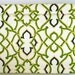Geometric Design Valance in Kelly Green, Navy and Mustard Fabric by Waverly Circa Dawn (curtain rod not included)