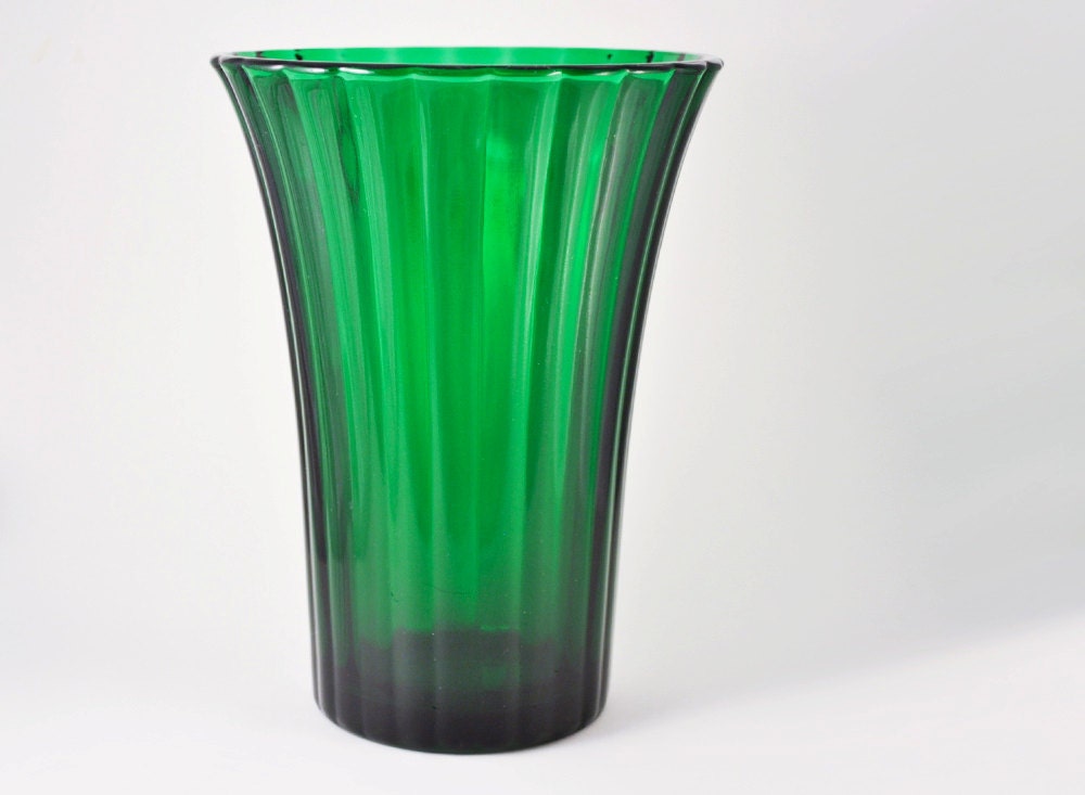 Vintage NAPCO Large Green Vase 1161