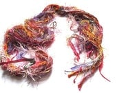 Ribbon Scarf, Red Pink and Purple