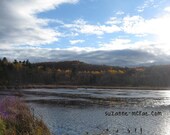8x10 - Photograph - Fall Autumn Lake Scenery