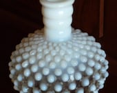 BLACK FRIDAY Etsy - Vintage  Moonstone Pattern Opalescent Perfume Bottle - ooak - MercysVintageHome
