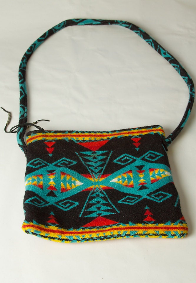 PURSE SALE: Wool Navajo Purse / Vintage South Western Shoulder Bag
