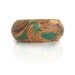 Wood Bracelet Malachite and Olivewood Bracelet, Bangle, Green Loveliness