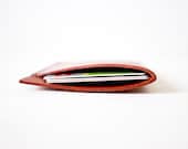 Leather Wallet, Card Holder nr. 5 in Cinnamon