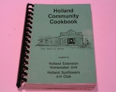 Holland Community Cookbook Holland Sunflowers 4 H Club Texas