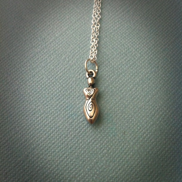 Silver Goddess Necklace