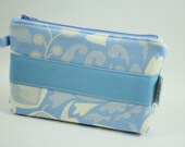 Zippered Pouch - Dena Fishbein Taza Cynthia in Blue