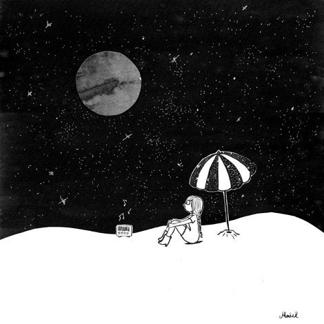 Star Umbrella 300x300 mm print