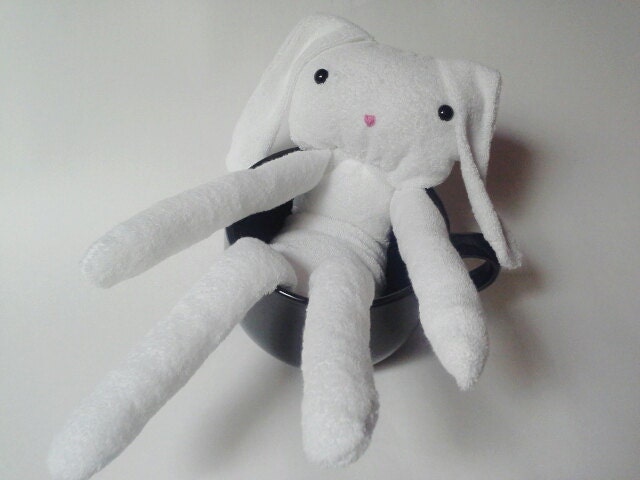 Baby Washcloth Rag Doll Bunny