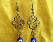 Evil Eye Charm Earrings