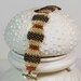 Bracelet, Bead Weaving, Copper, Bronze, and Gold Tone