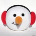 Snowman snowball plush ball toy MADE TO ORDER