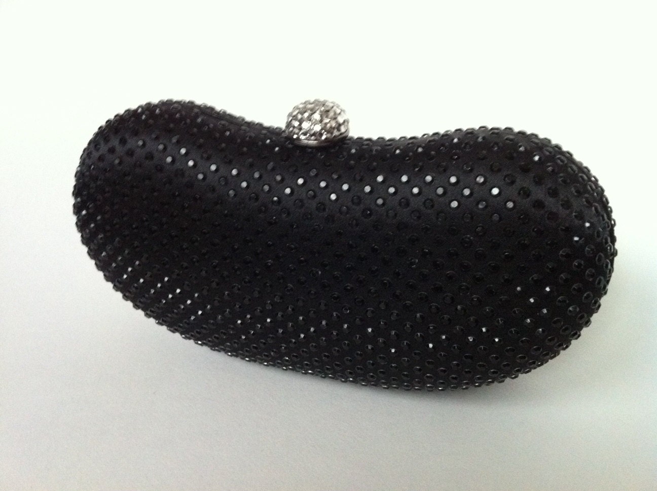 Crystal Encrusted Bean Shaped Bag