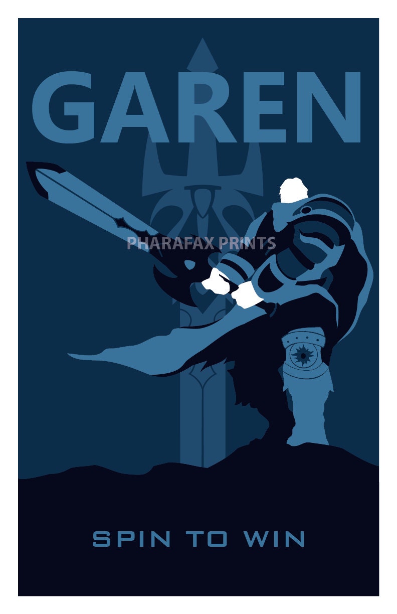 Garen: League of Legends of Print