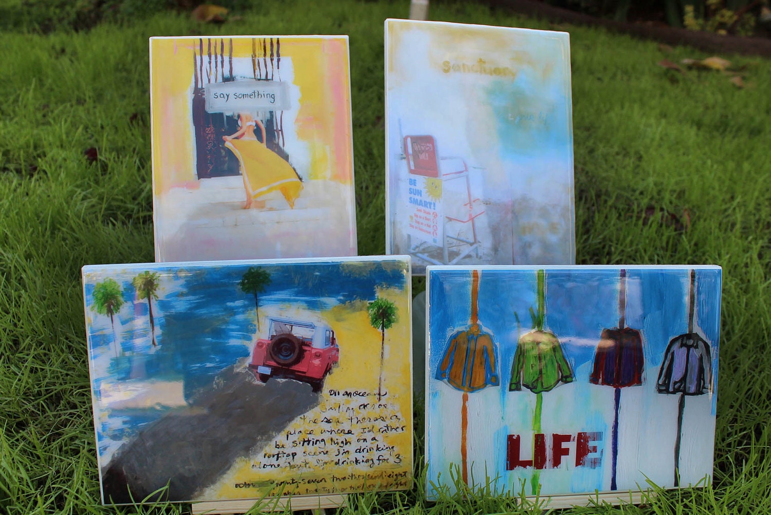Ceramic Art Tiles - Group Two - sold individually