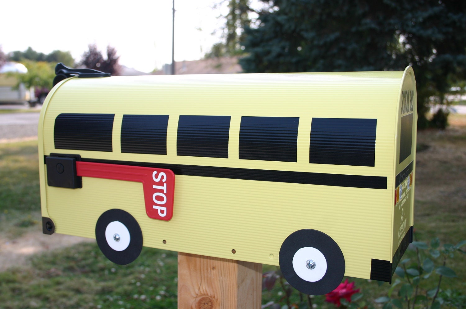School Bus Mailbox by TheBusBox Custom  - Back to School - SchoolBusBox