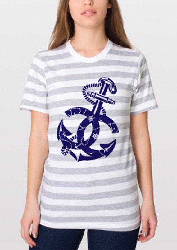 Anchor Printed on American Apparel