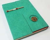 Handmade Notebook Journal Eco Friendly Lokta paper hard cover Diary