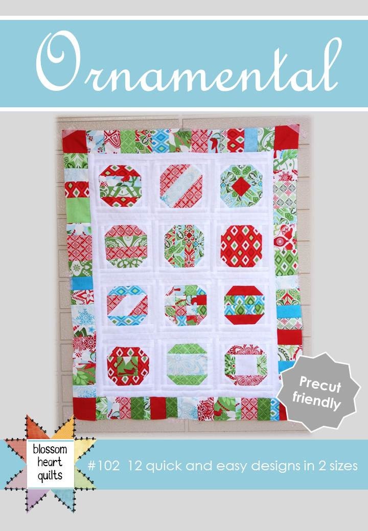 Ornamental - A Christmas Ornament Quilt Block PDF Pattern