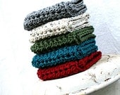 Crochet cowl circle scarf your color neck warmer women men children baby toddler pullover basic scarflette holiday winter fall spring