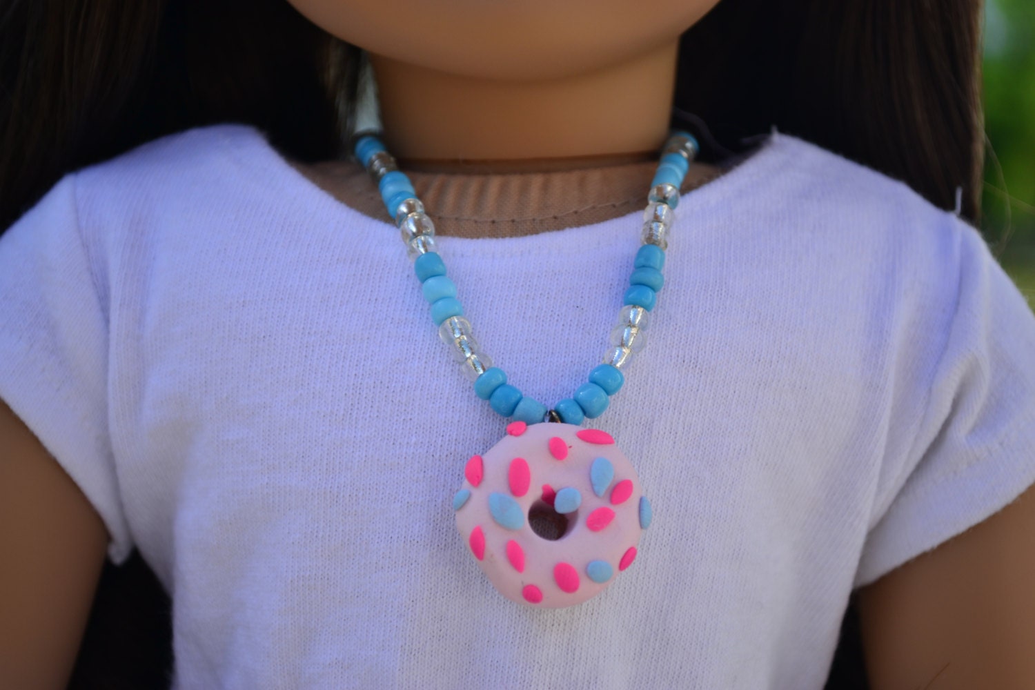 Donut Necklace for American Girl Dolls