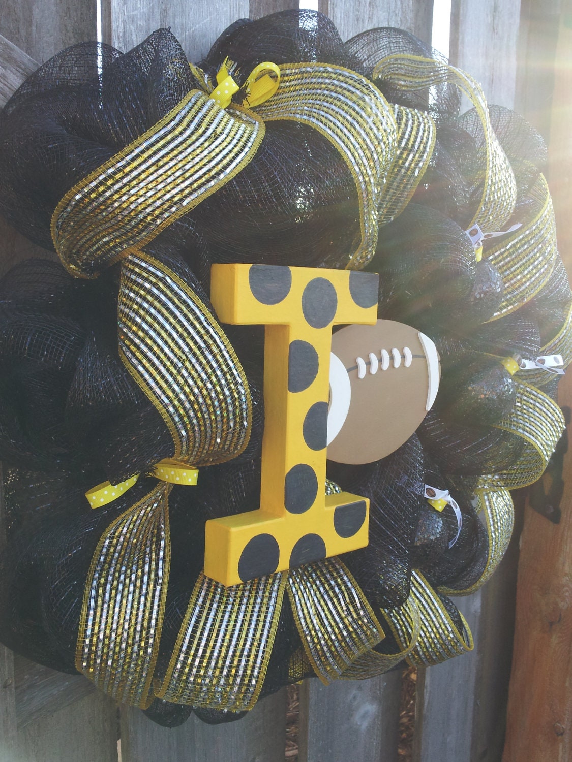 Reserved listing for Carrie Iowa Hawkeyes Wreath