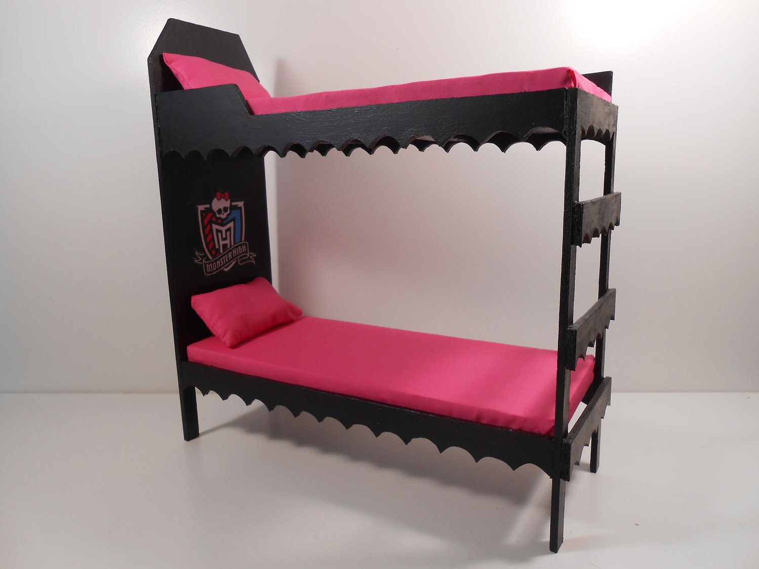 Monster High Furniture - Miniature 1:6 scale (Playscale) Dorm Bunk Bed. (MADE TO ORDER)