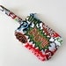 Zap, Boom, Kaboom, Wham, Bang, Cartoon and Comic Book Print Retro Purse Wristlet Blue White Red Green