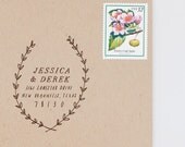 Woodland Custom Address Stamp - TheCreativeParasol