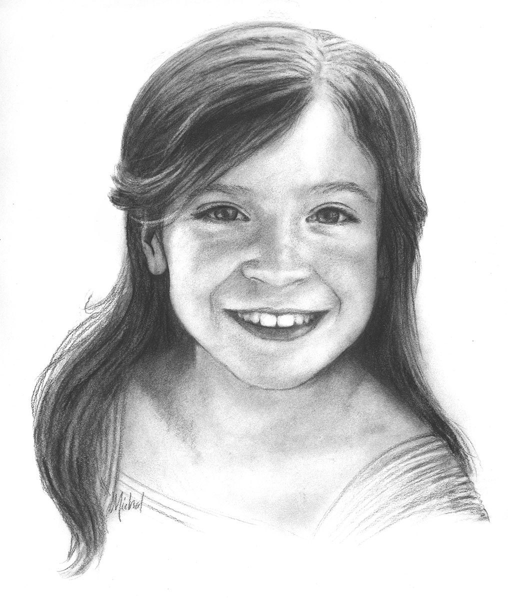 girl portrait drawing