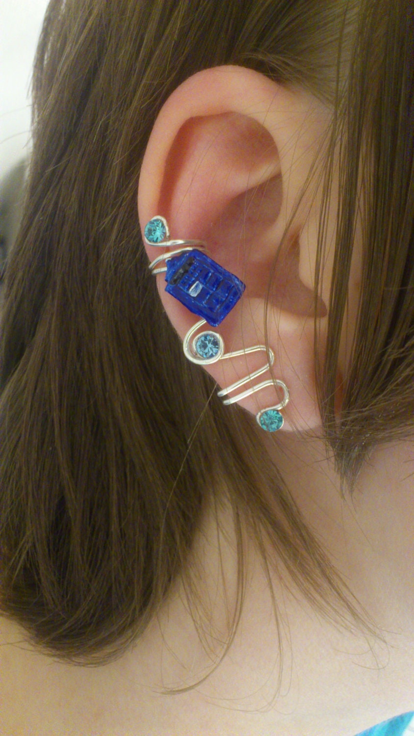 Doctor Who TARDIS Ear Cuff